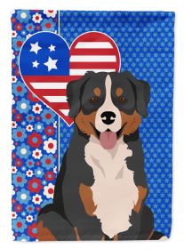 Bernese Mountain Dog USA American Garden Flag Mailbox Flag Decorative Yard Flag Banner Outside Patio Artwork Yard Flower Beds, Garden Size, Multi
