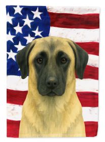 Fawn Anatolian Shepherd Dog American Flag Garden Flag Mailbox Decorative Yard Banner Outside Patio Artwork for Flower Beds, Garden Size, Multicol
